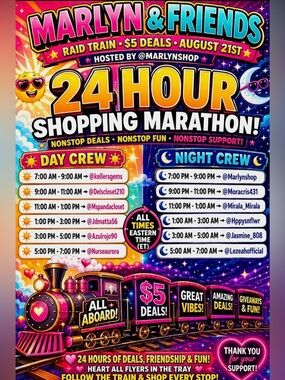 24 Hour Train Show Hosted by Marlyn